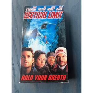 Vertical Limit Chris O'Donnell Adventure Movie Vintage 2001 VHS Tape Pre-Loved